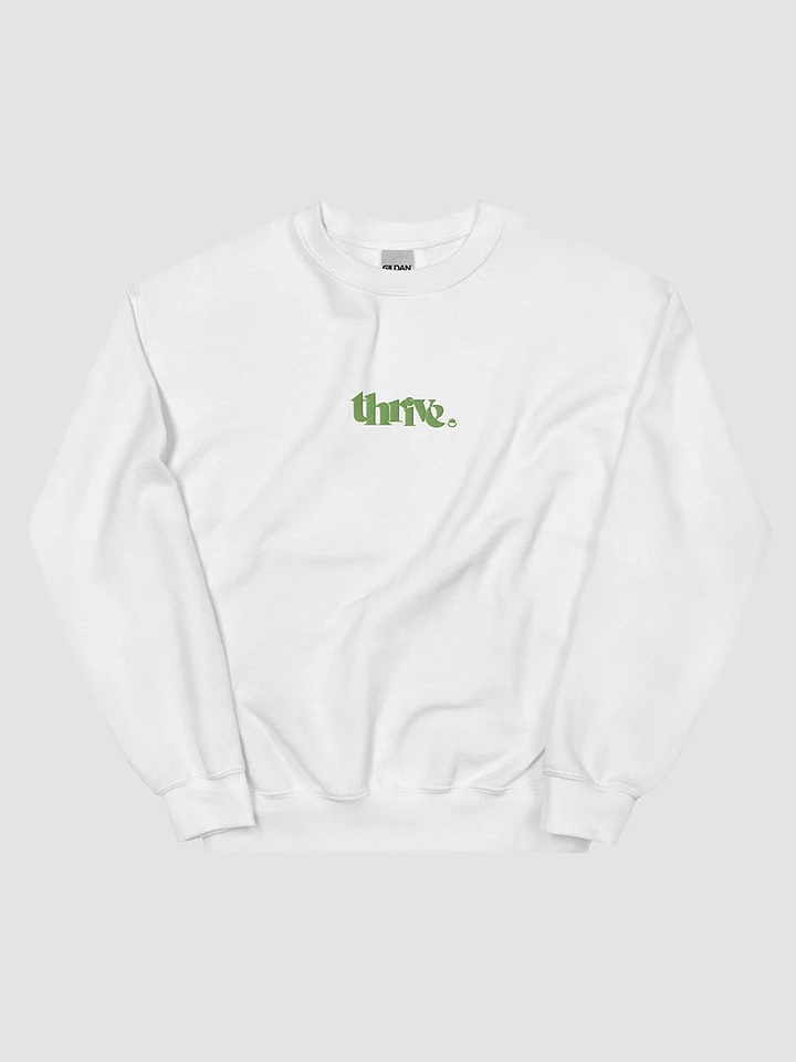 Classic THRIVE Crewneck Sweatshirt [White] product image (1)