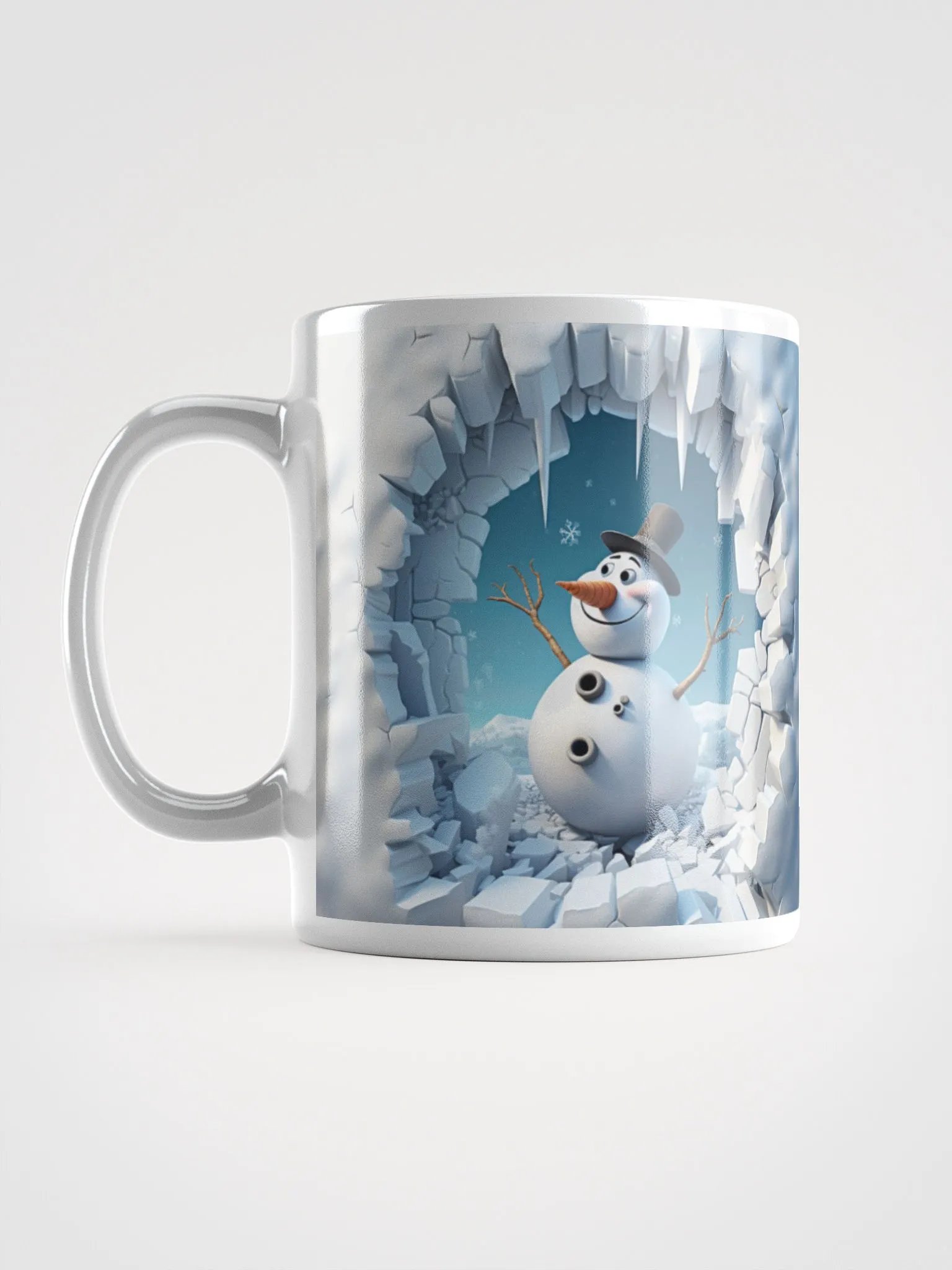 Ho Ho Ho! Magical 3D Snowmen Mug, Double Sided product image (6)