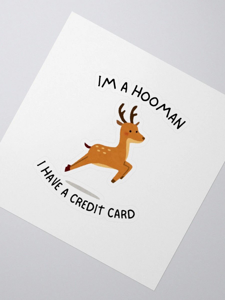 Im a hooman sticker product image (2)
