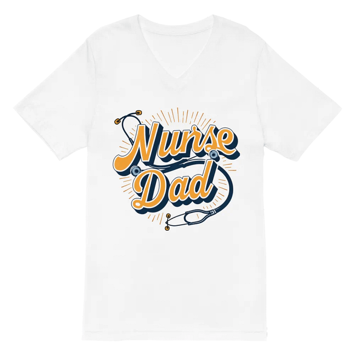 Nurse Dad Celebratory v-neck Tee product image (6)