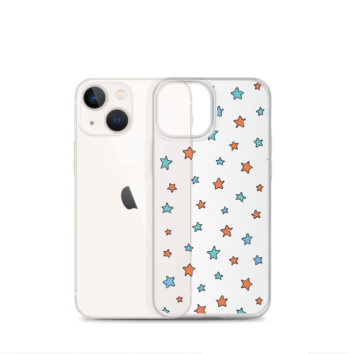 Starry Night Clear iPhone Case product image (2)