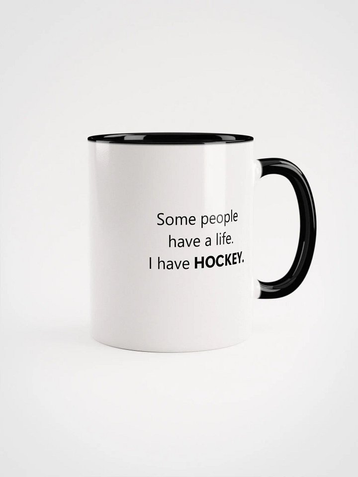 Blue hockey life mug product image (2)