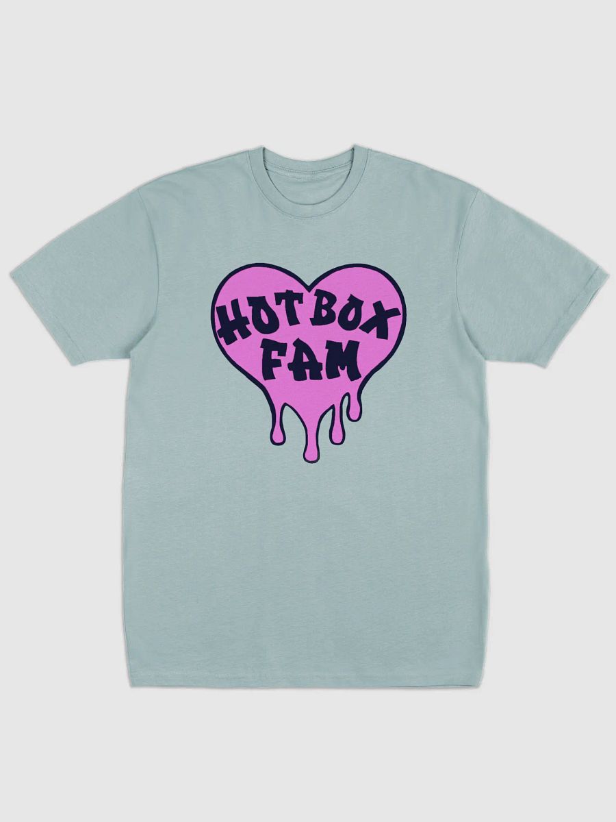 UNISEX HOT BOX FAM SOLID PINK LOGO TEE product image (1)