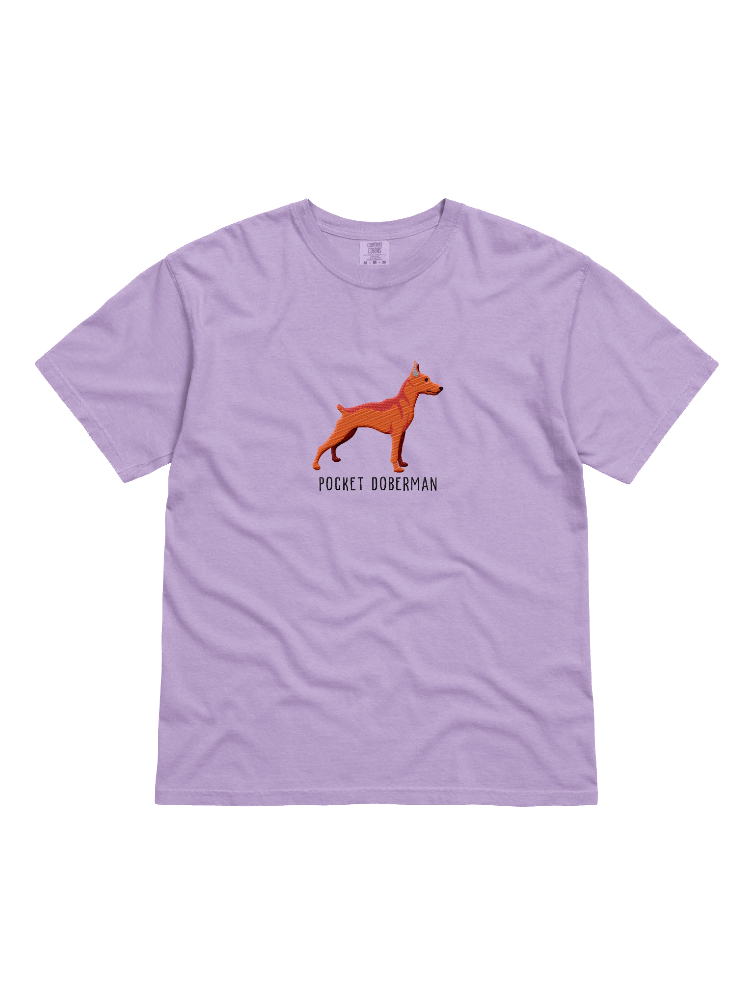 Pocket Doberman T-Shirt(Embroidered) of a Miniature Pinscher(Red) product image (31)