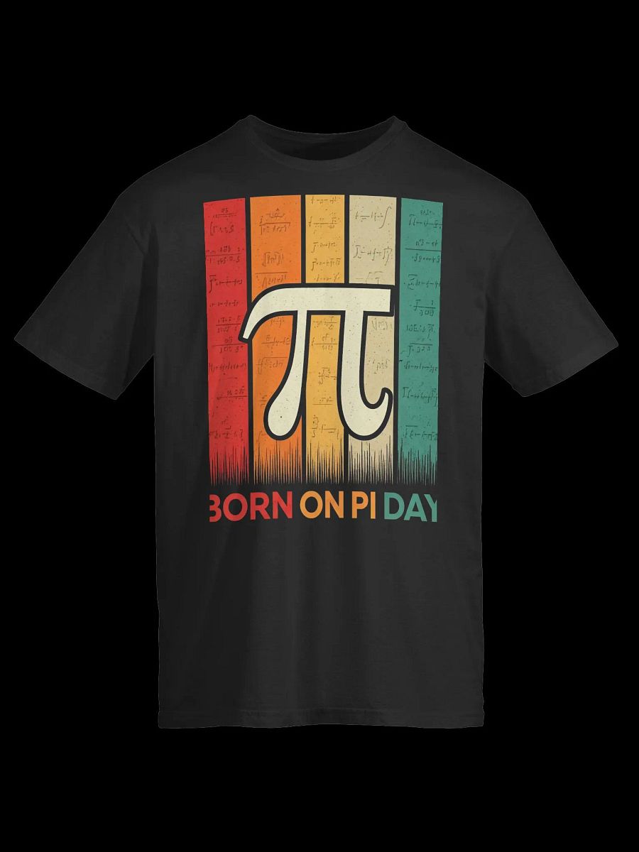 Math Lover-Born on Pi Day-Pi Day T-Shirt product image (4)