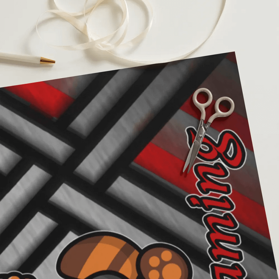 Red Panda Logo Wrapping Paper Set product image (11)