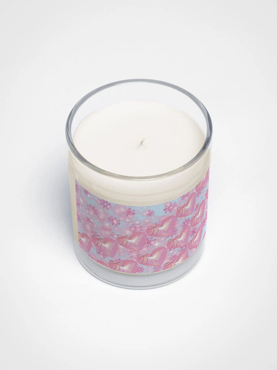 Festive Pink Hearts Soy Wax Candle for ladies homemakers friends product image (3)