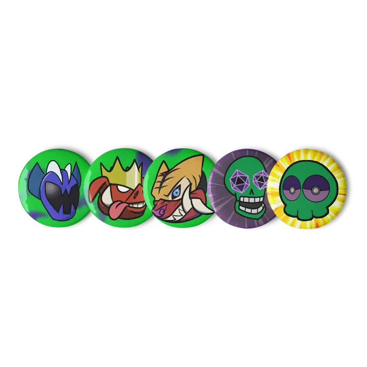 Green Villain Pins! product image (2)