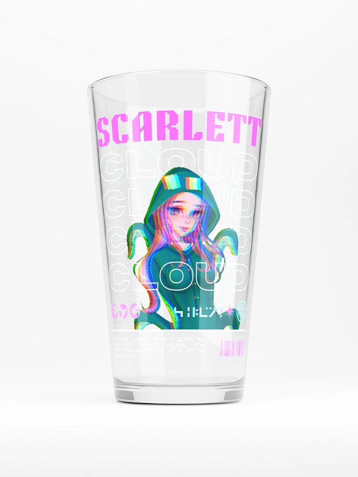 scarlett vaporwave pint glass product image (1)
