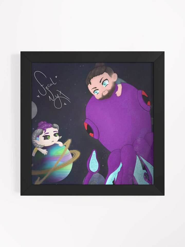 Tietyn & Nyx Commision Artpiece - Framed product image (1)