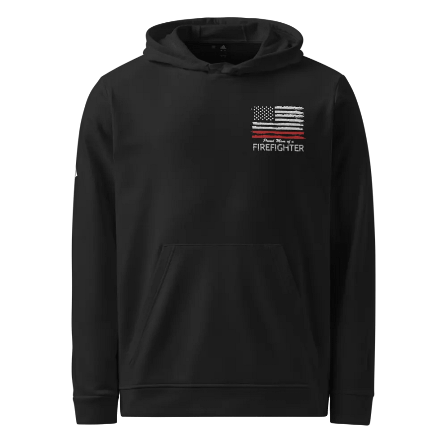 Proud Mom of Firefighter Adidas fleece hoodie product image (1)