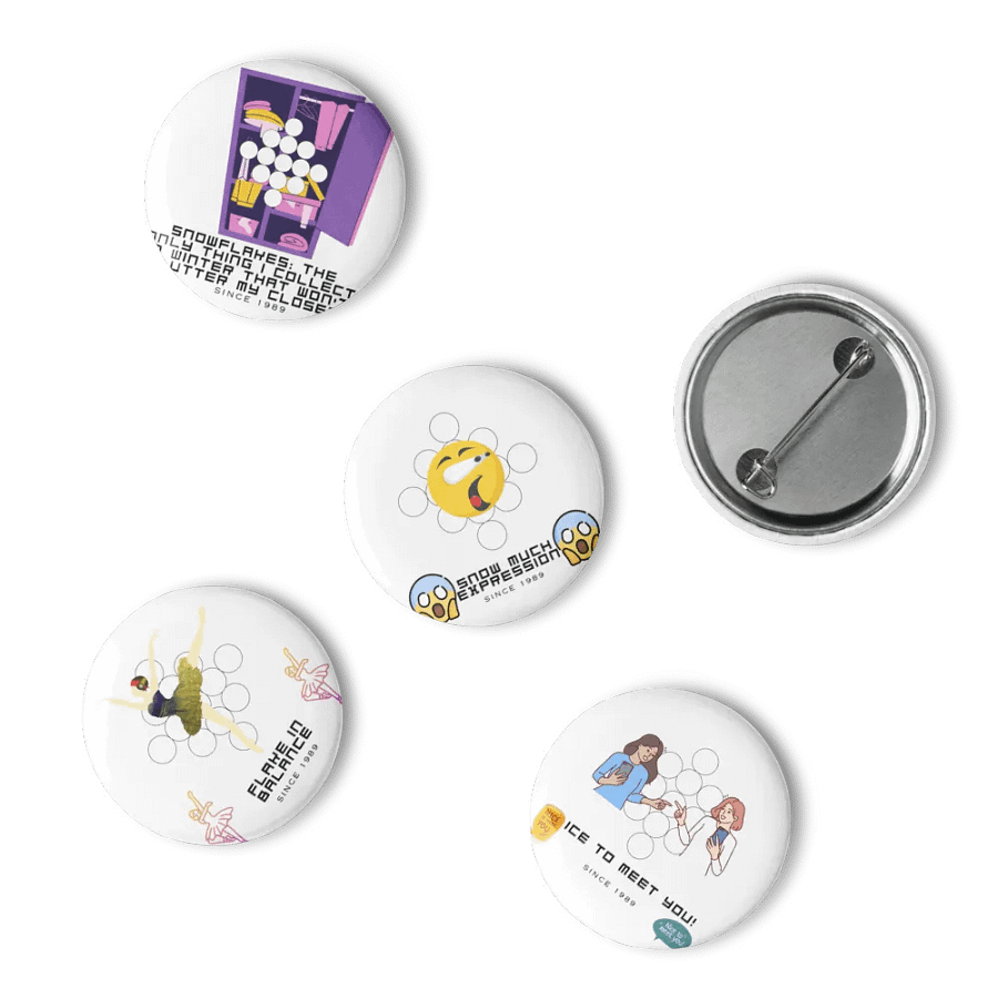 Snowflakes Pins product image (4)