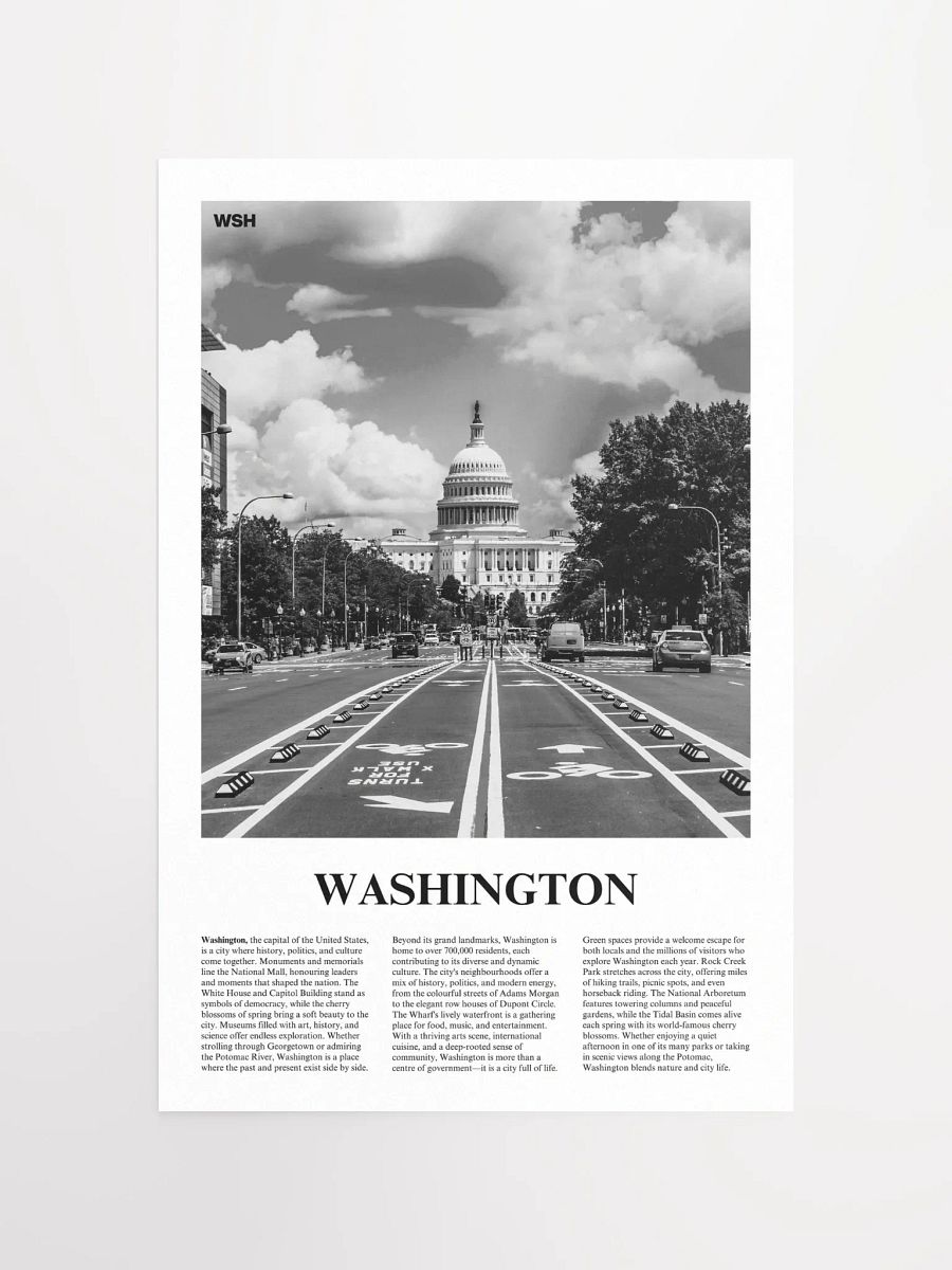 Washington 01 Newspaper Poster product image (11)