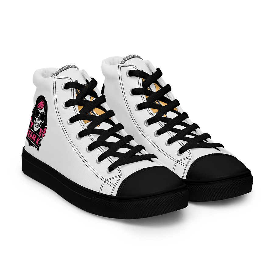 TEAM K (V-6) Women's High Top Canvas Shoes product image (11)