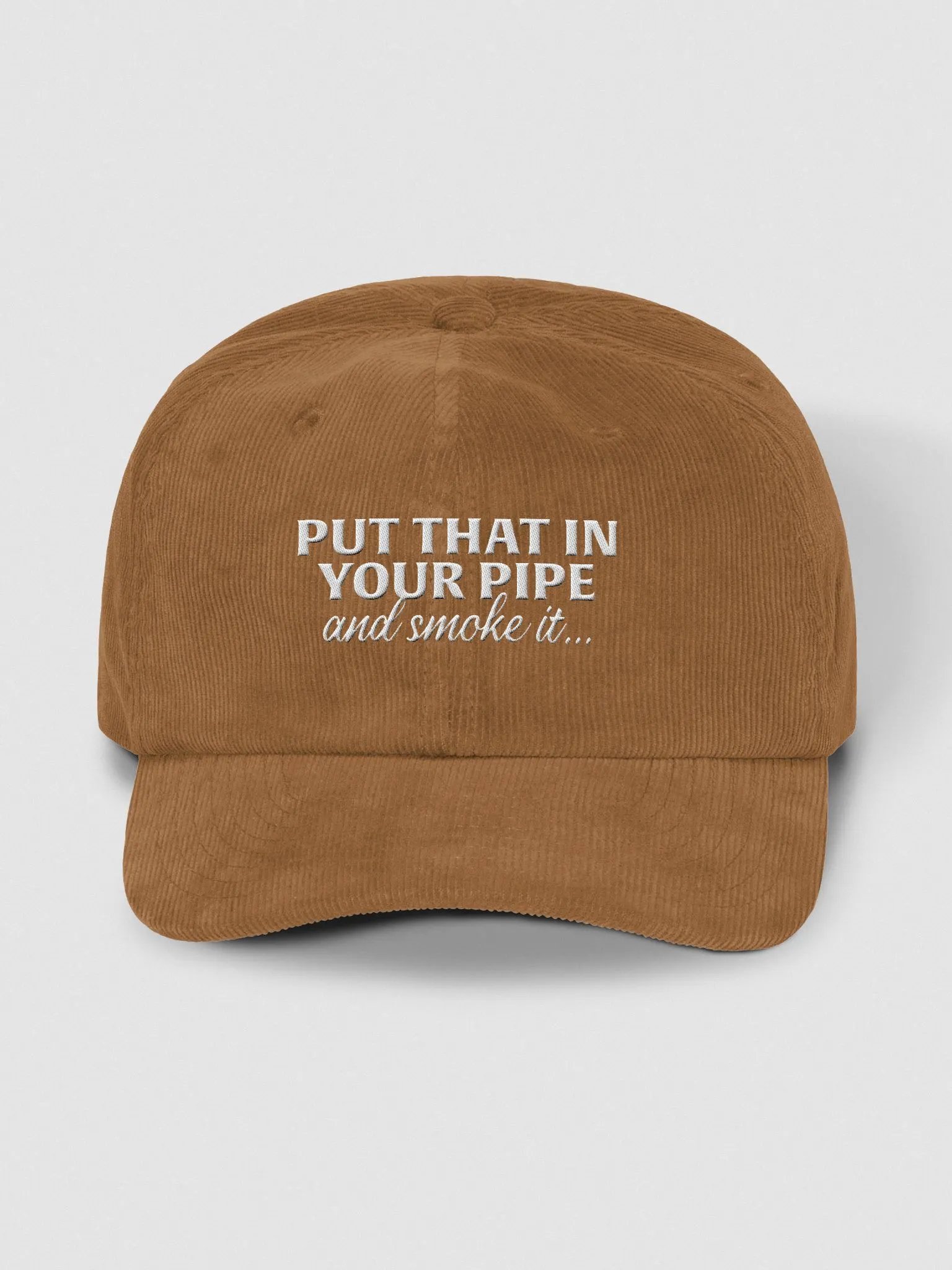 Put That In Your Pipe C&B Corduroy Hat product image (1)