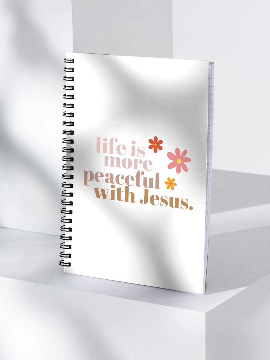 Peace With Jesus Spiral Notebook product image (2)