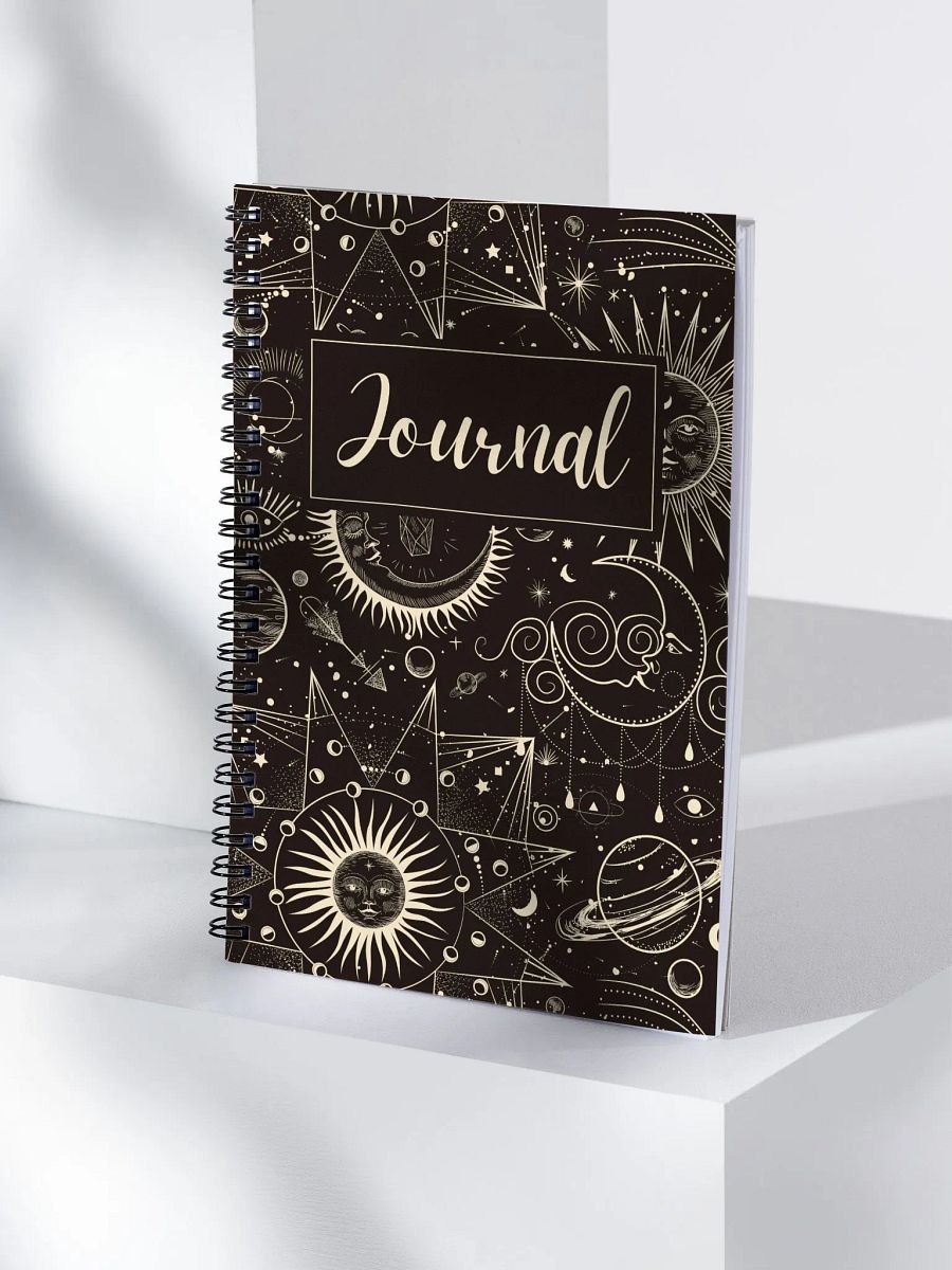 Celestial Faces Spiral Notebook product image (4)