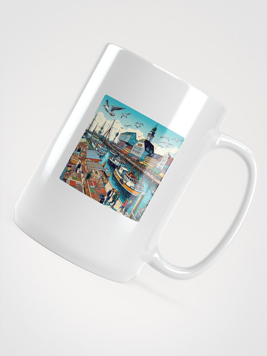 Harbor Hustle Ceramic Mug | Bremerhaven city product image (4)