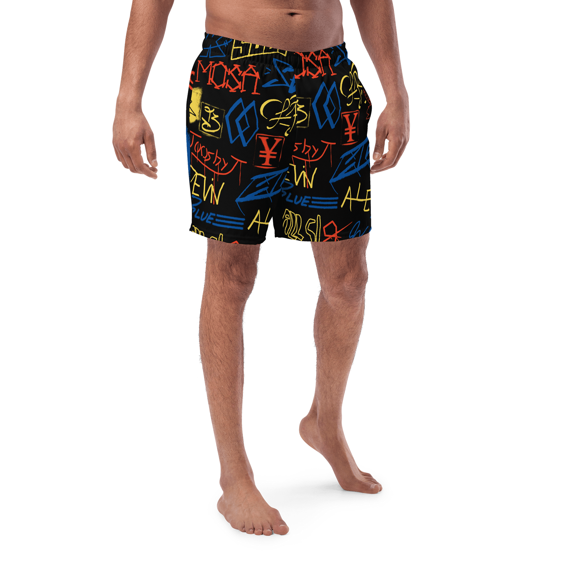 UBL Graffiti Tag Swim Trunks product image (1)