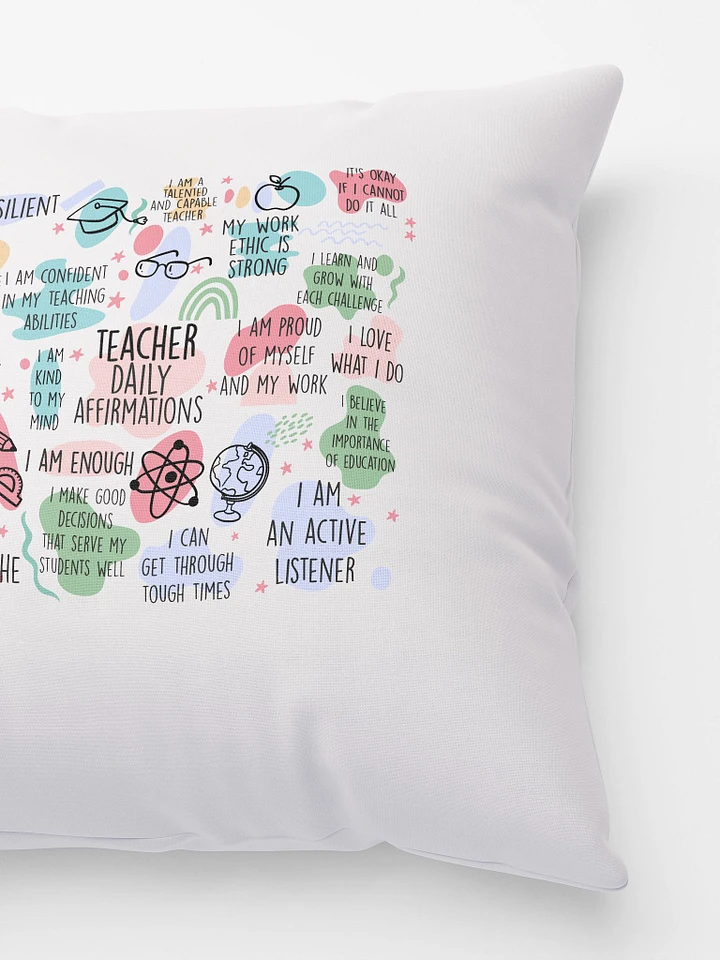 Amazing Teacher Affirmations Pillow product image (2)