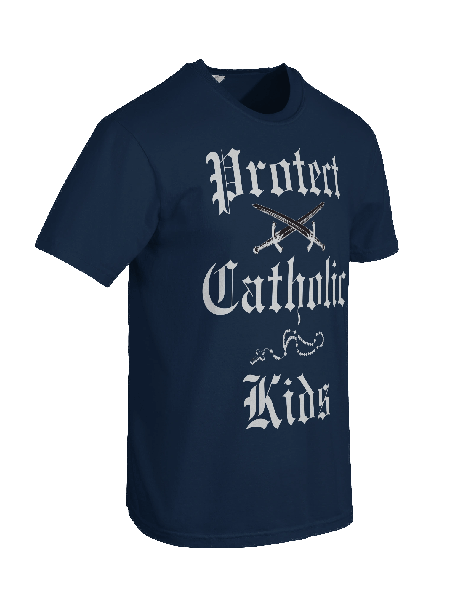 Protect Catholic Kids - T Shirt - Navy product image (8)