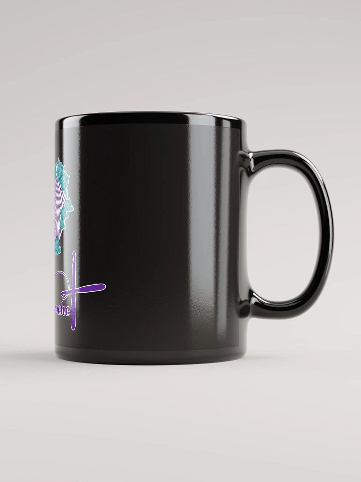 Blessed2Crochet Logo Black Mug product image (1)