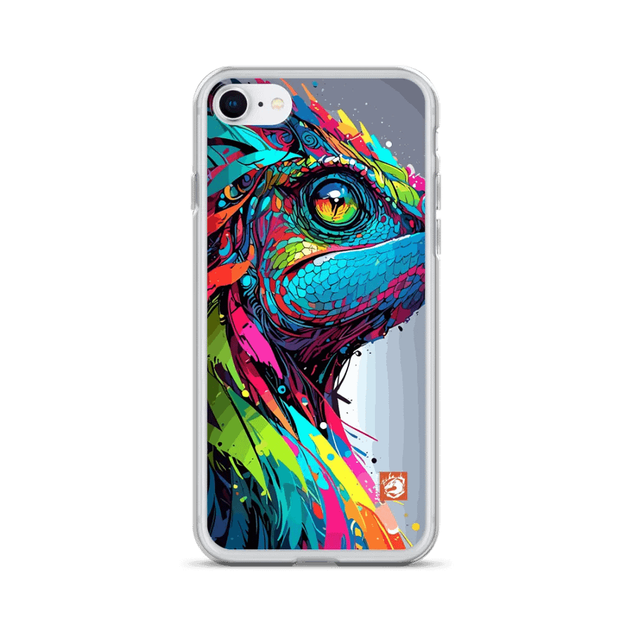 Vibrant Lizard Abstract iPhone Case product image (24)