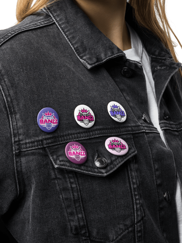 Retro Pins (Set Of 5) product image (1)