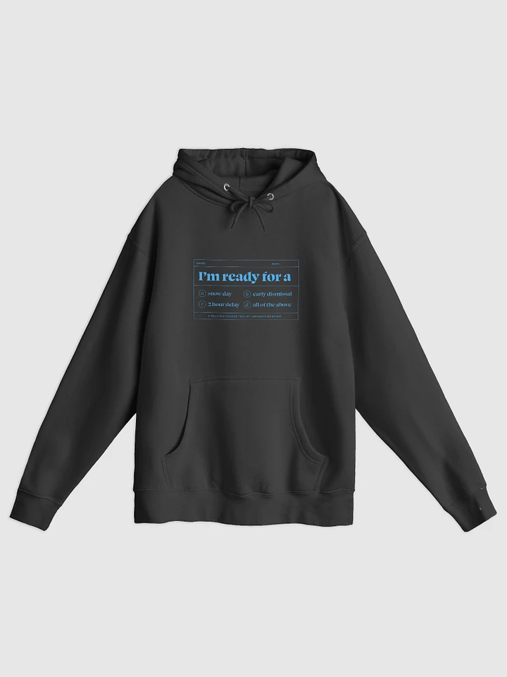 I'm ready hoodie ❄️ (blue logo) product image (1)