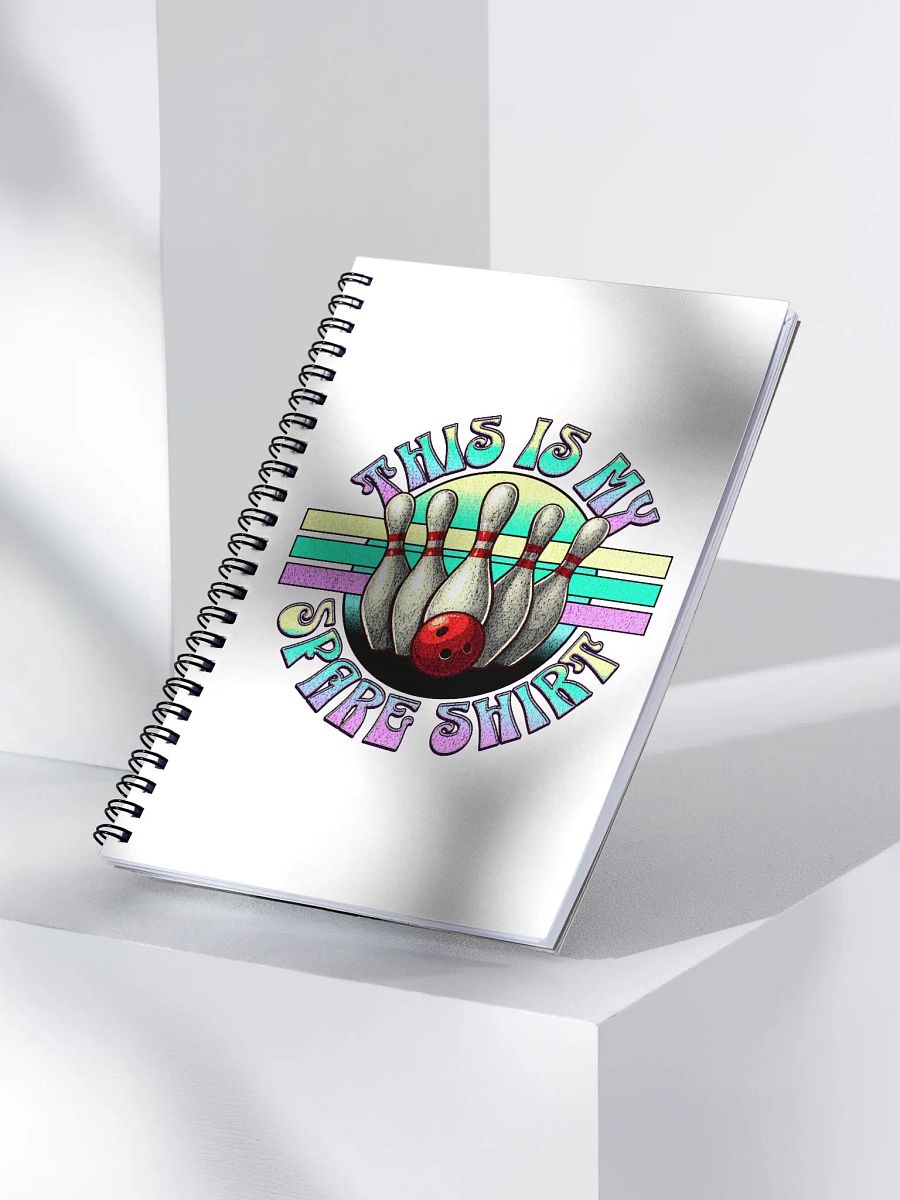 This Is My Spare Shirt Bowling Strike Spiral Notebook product image (3)