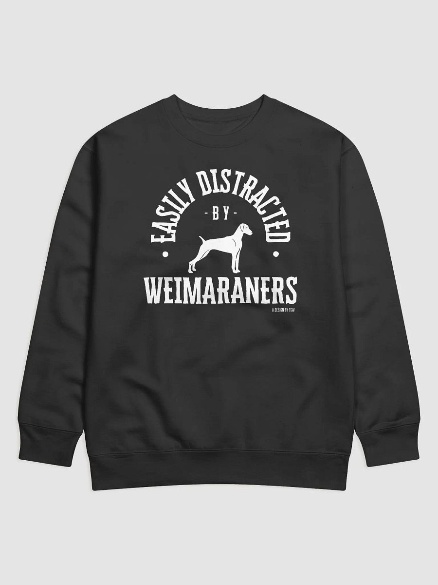 Easily Distracted (wht) - Cotton Heritage Premium Sweatshirt product image (2)