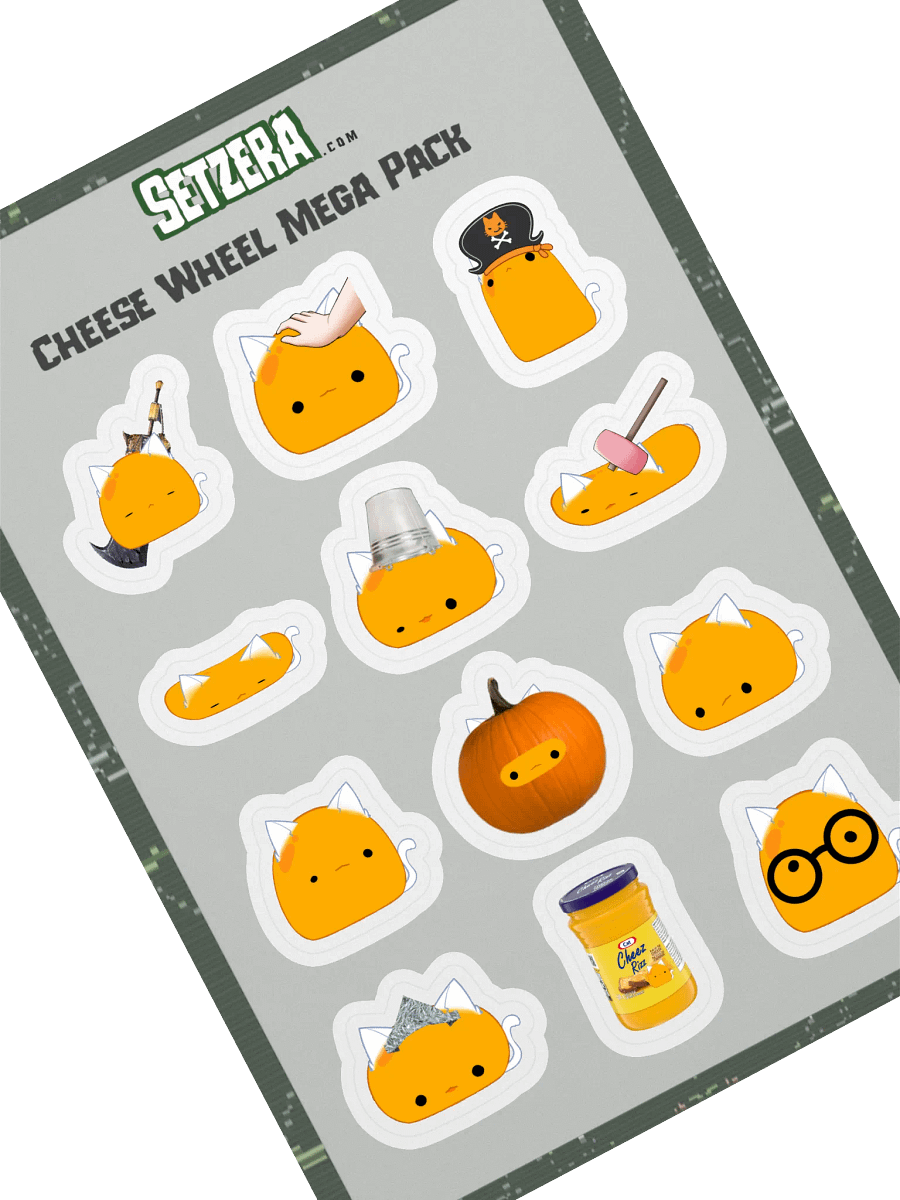 Cheese Wheel Mega Sticker Pack product image (2)