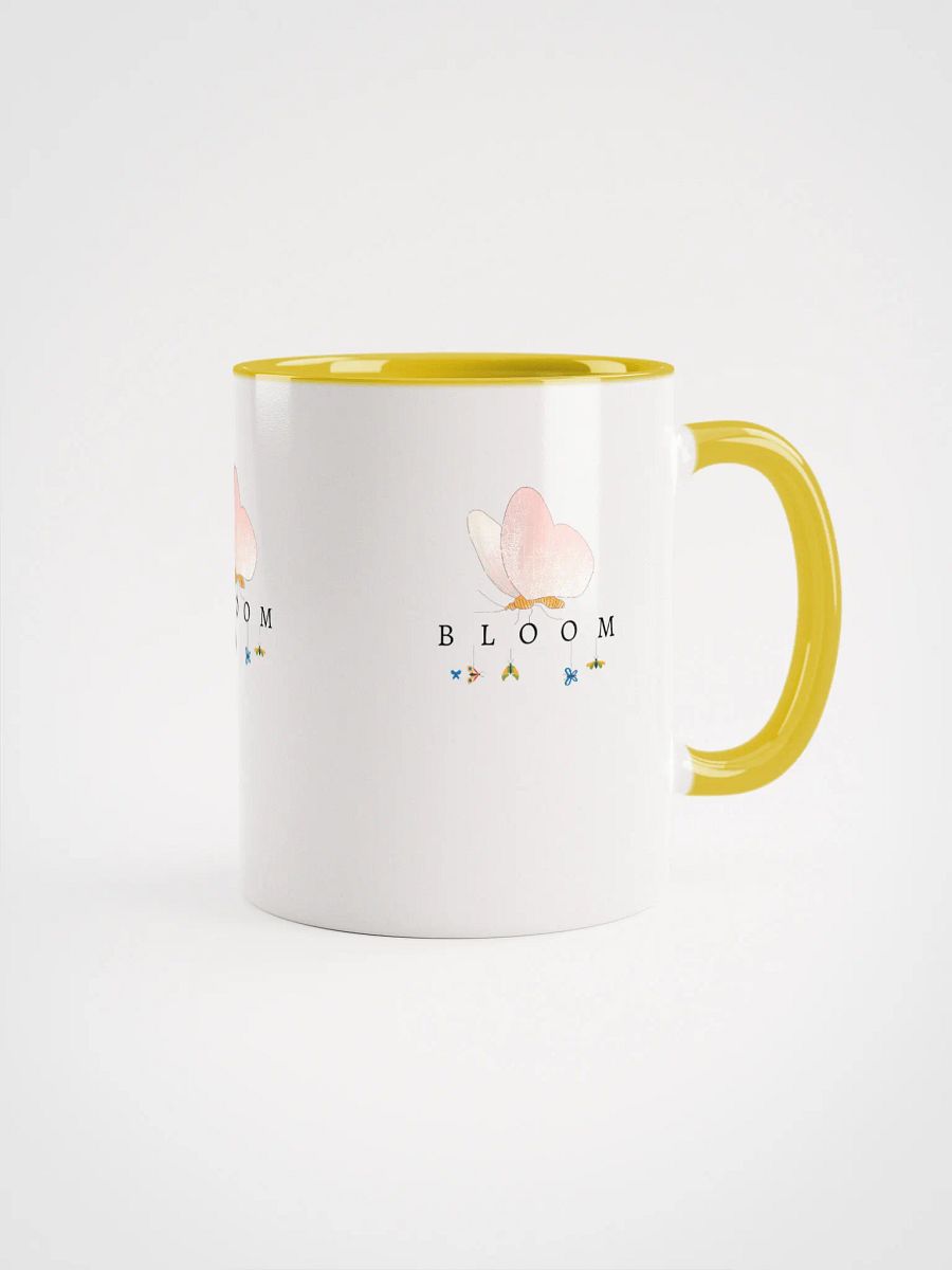 Bloom Butterfly Ceramic Mug - Yellow product image (1)