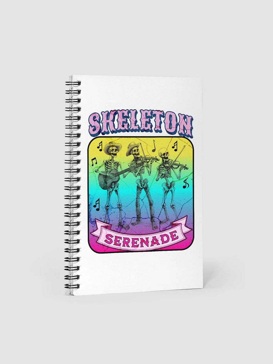Skeleton Serenade Spiral Notebook product image (1)