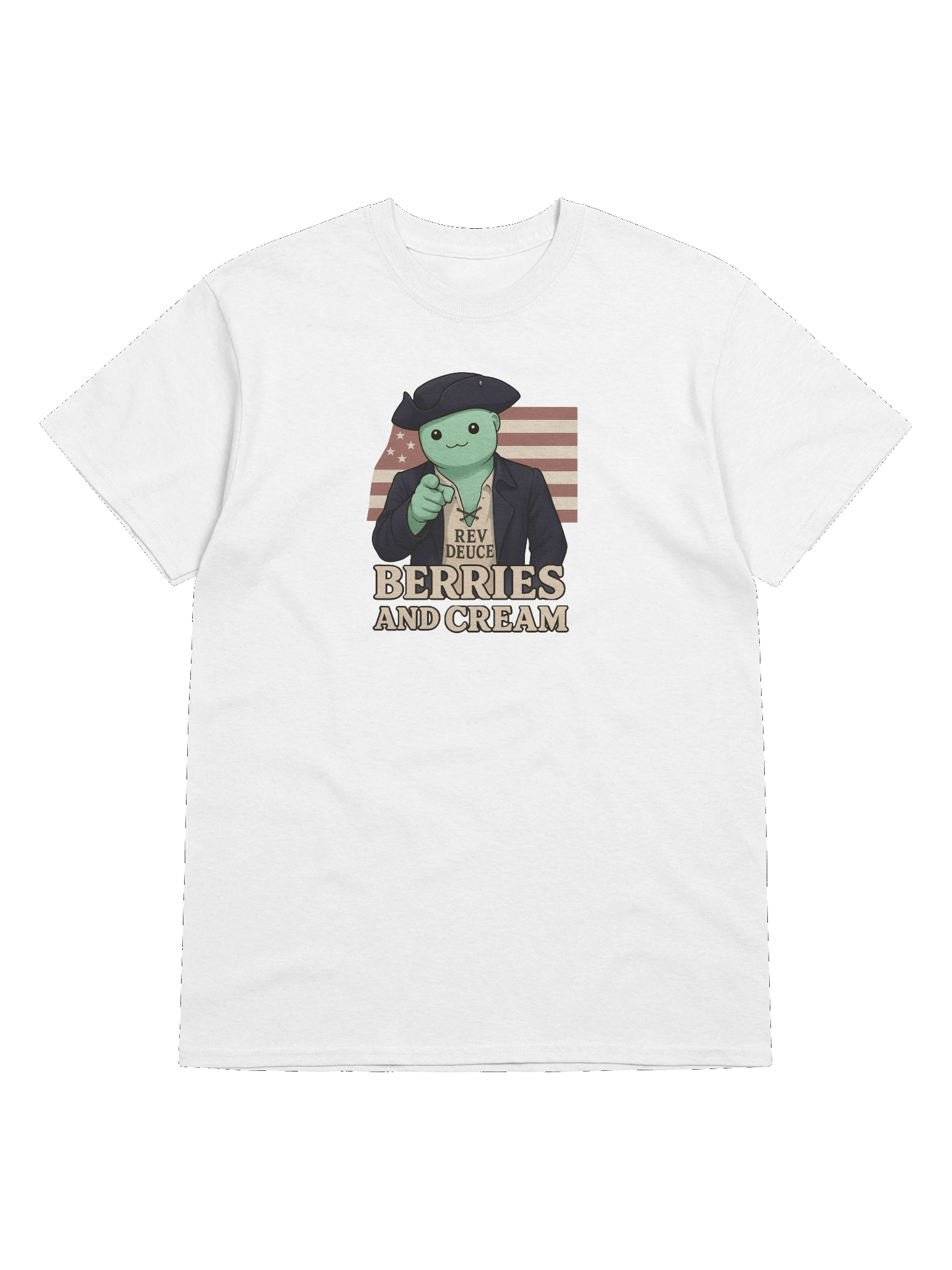 Berries & Cream Summer White Tee! product image (5)