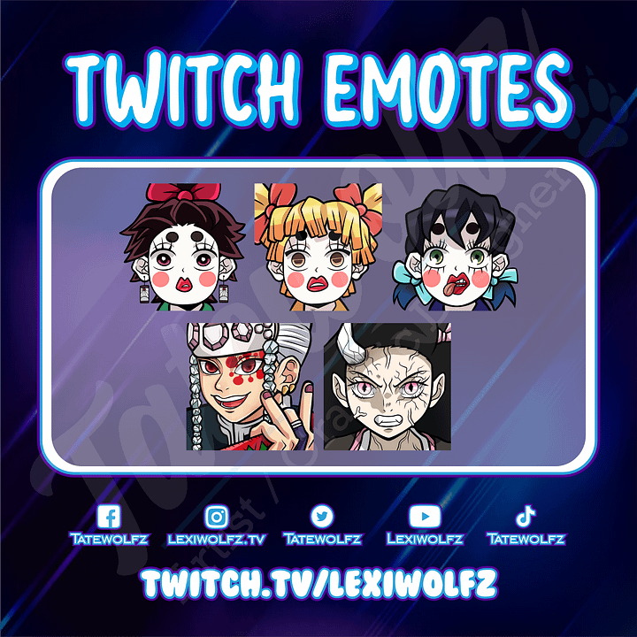 Twitch Emotes: Demon Slayer Season 2 product image (1)