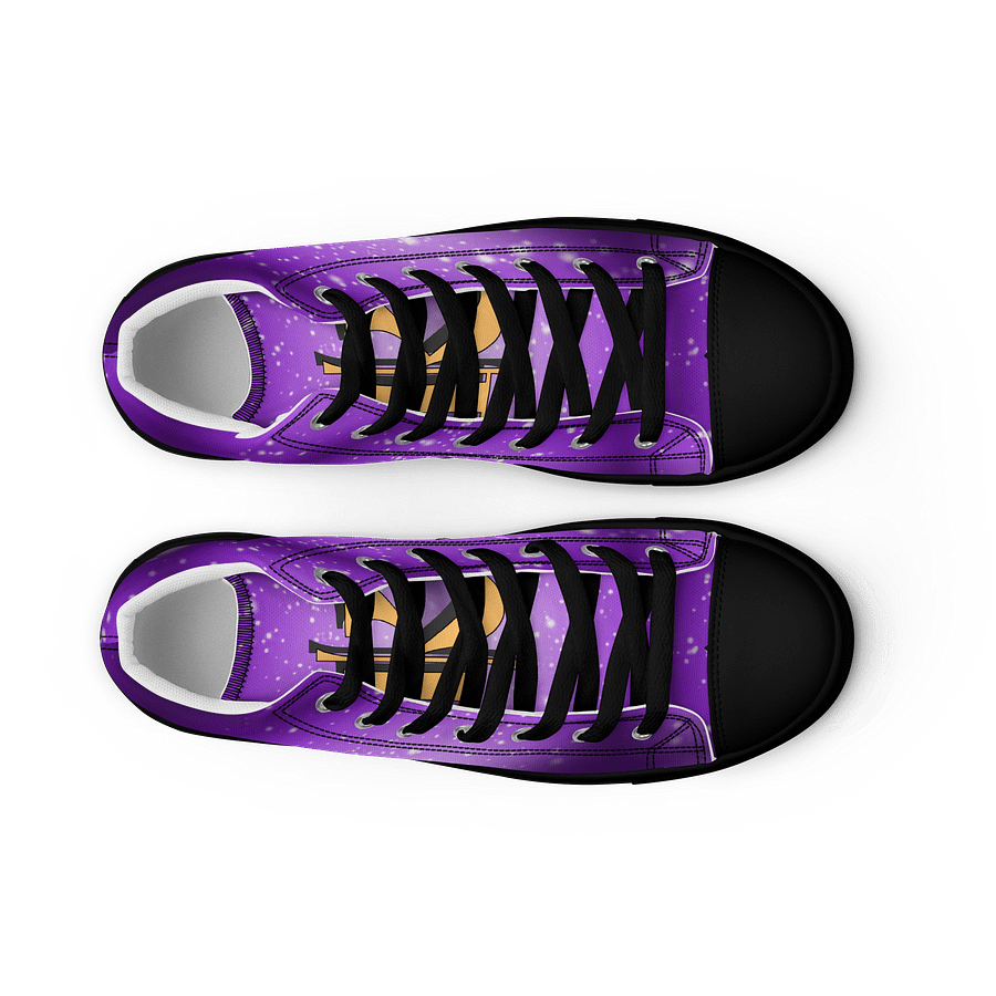 (Purple WAIFU) K Women's High Top Canvas Shoes product image (9)