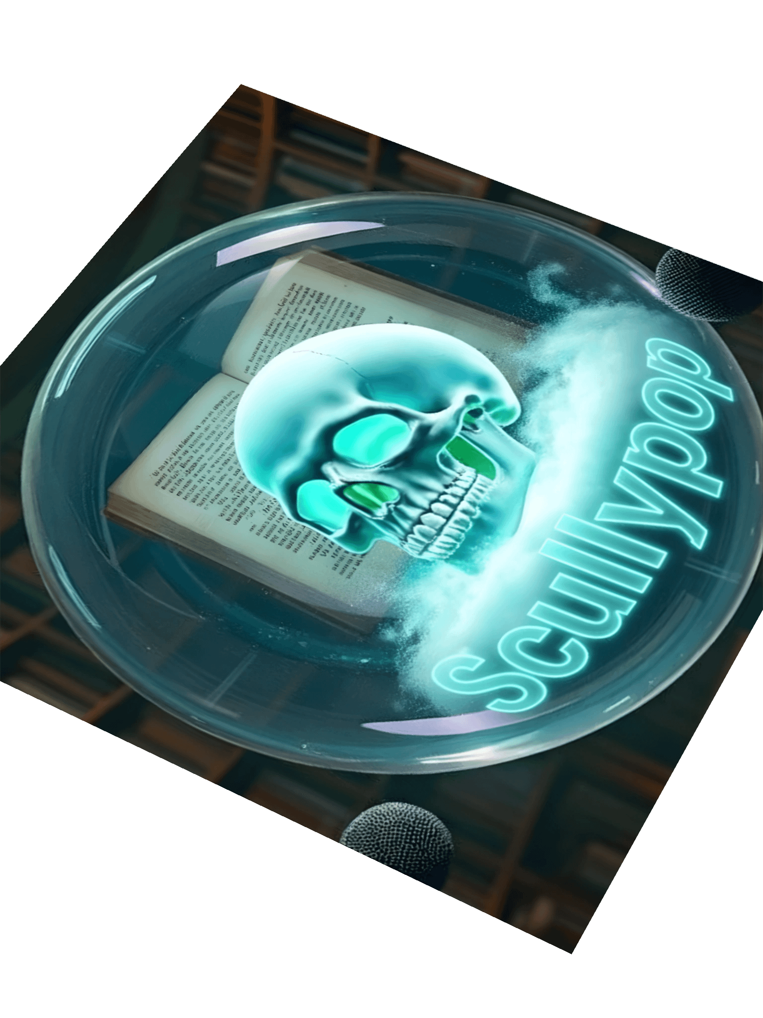 Team ScullyPop Glowing Skull Kiss Cut Stickers product image (7)