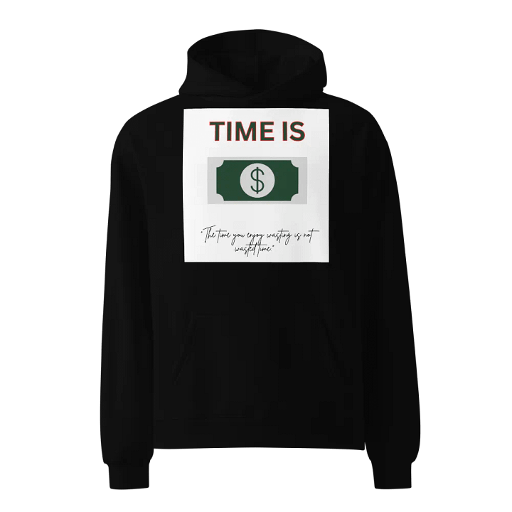 Time is Currency Oversized Hoodie product image (1)