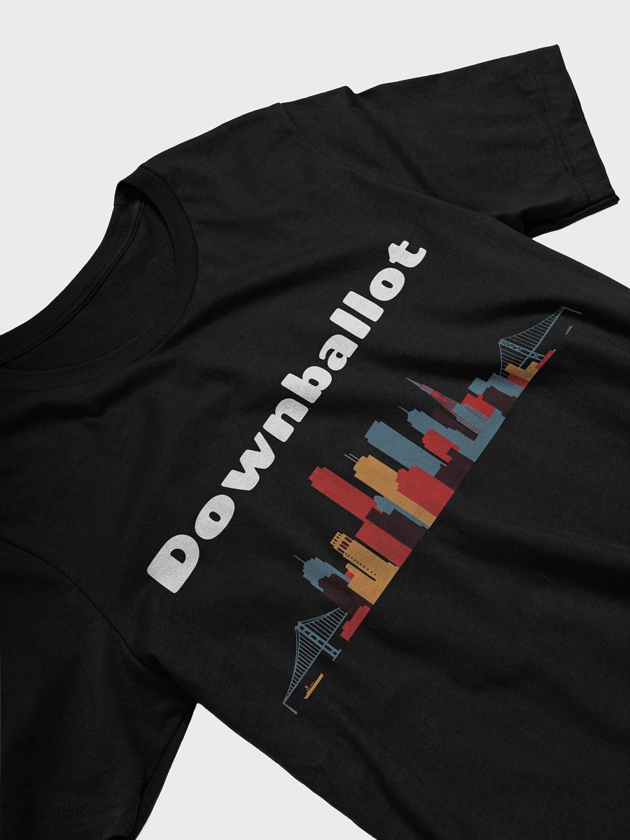 Downballot 2025 Logo Tee Dark Colors product image (2)