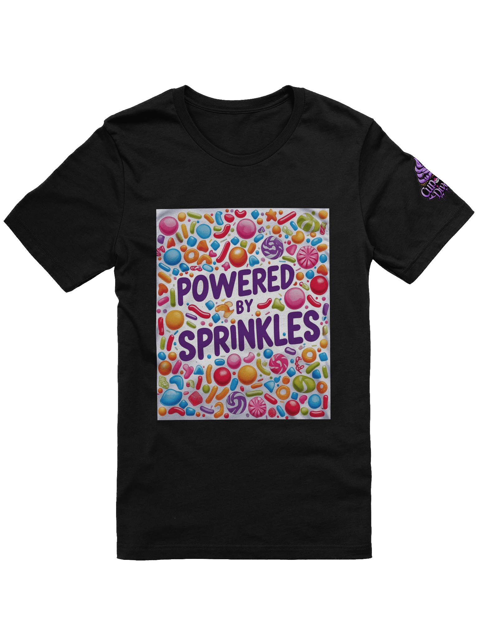 powered by sprinkles cupcake tee product image (6)