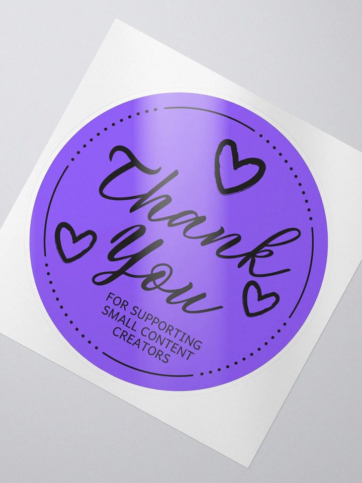 Thank You For Your Support product image (2)