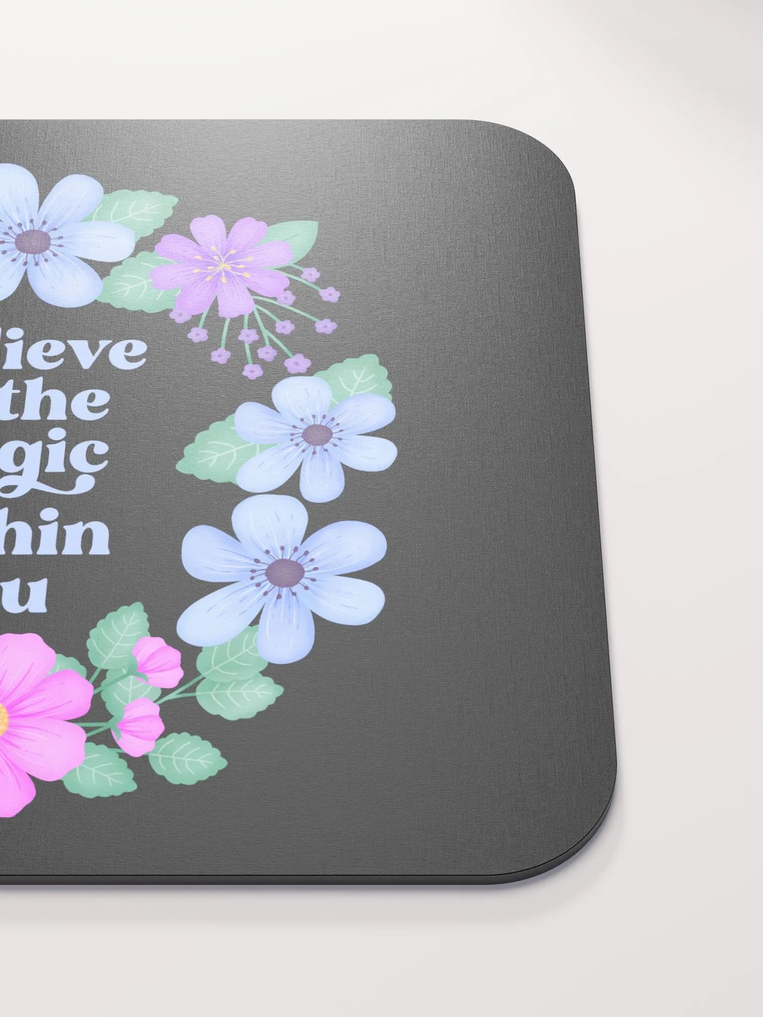 Believe in the magic within you - Mouse Pad Black product image (5)