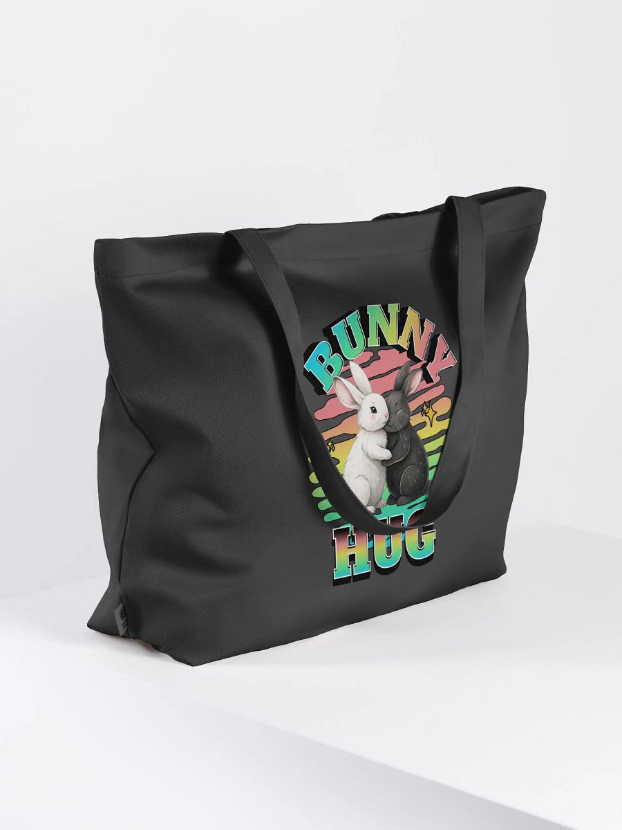 Bunny Hug Rabbit Eco-Friendly Tote Bag product image (1)
