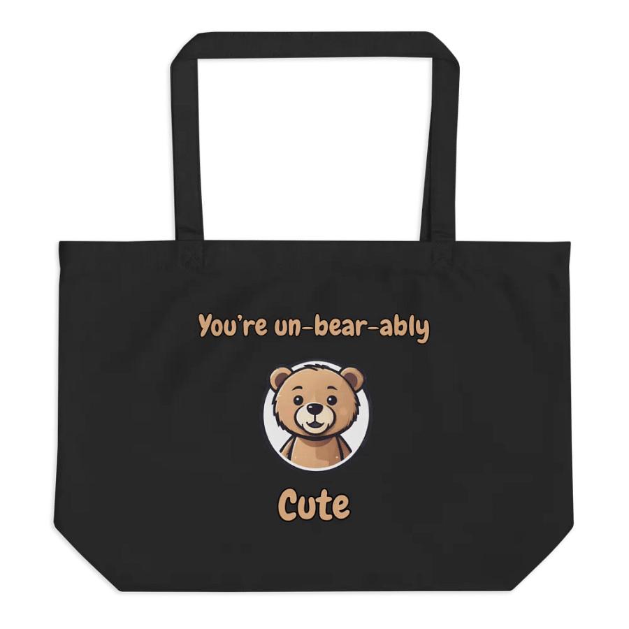 Un-Bear-Ably Cute Tote Bag product image (3)