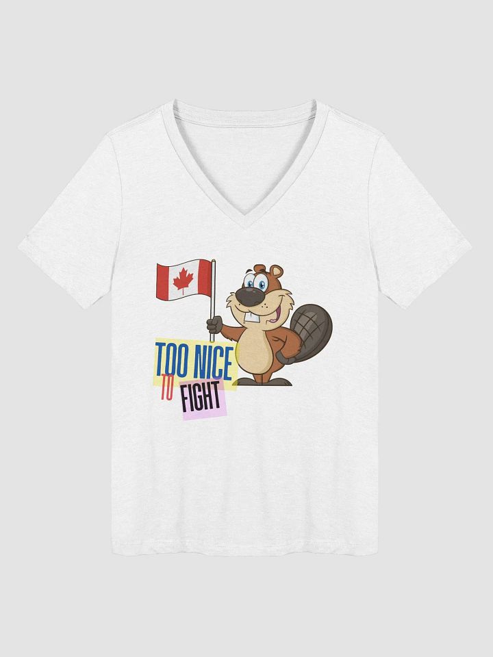 Canadian Beaver Too Nice V-Neck product image (17)