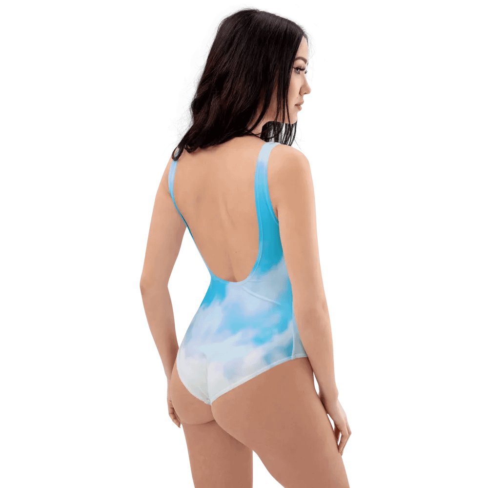 Blur Cloud Rainbow Design one piece Swimsuit - V6 product image (3)