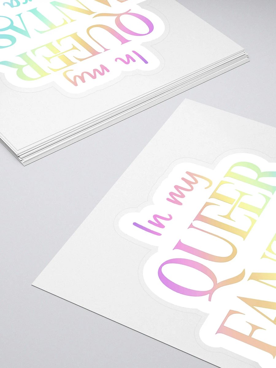 Queer Fantasy Era White Sticker product image (7)