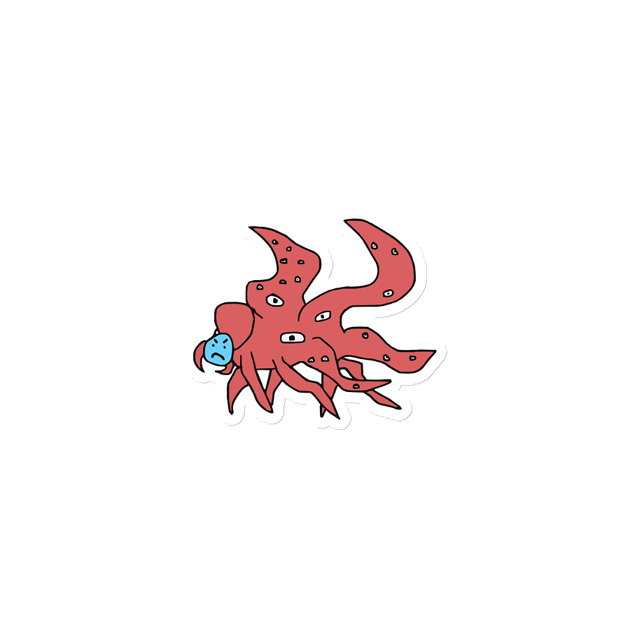 Red AI Shoggoth Magnet product image (1)