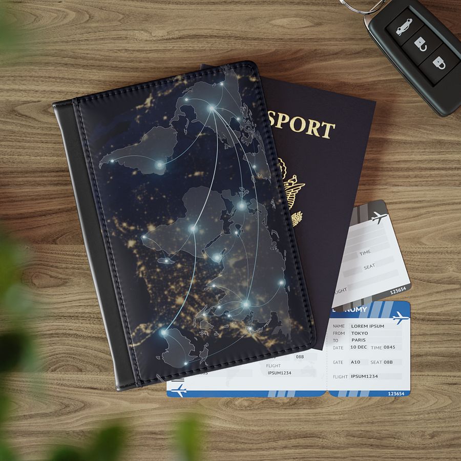 Passport cover - Night World map product image (1)